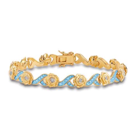 danbury mint dozen roses bracelet.